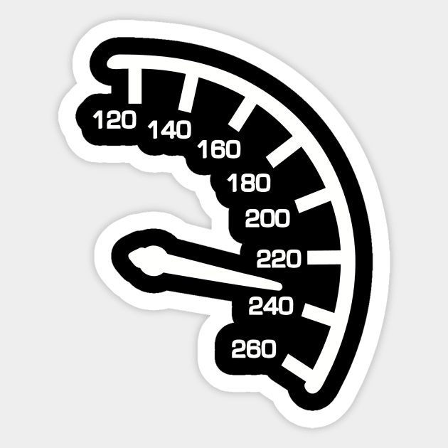 Speedometer Sticker by Designzz